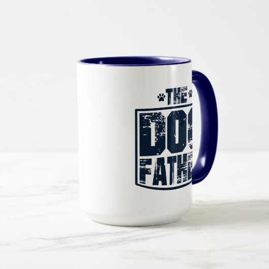 De vader van de hond droeg grafisch mok (Voorkant rechts)