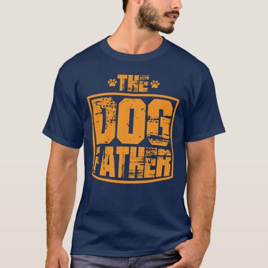 De vader van de hond droeg grafisch t-shirt (Voorkant)
