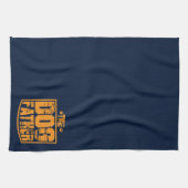 De vader van de hond droeg grafisch theedoek (Horizontaal)