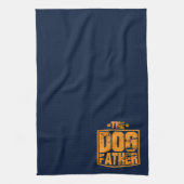 De vader van de hond droeg grafisch theedoek (Verticaal)