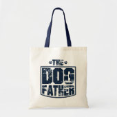 De vader van de hond droeg grafisch tote bag (Voorkant)