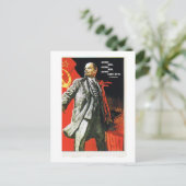 de vader van lenin van de sovjetunie briefkaart (Staand voorkant)