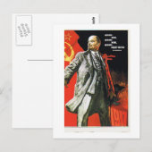 de vader van lenin van de sovjetunie briefkaart (Voorkant / Achterkant)