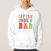 De vader van Little Man Hoodie (Voorkant)