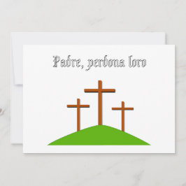 De vader vergeeft hen kaart