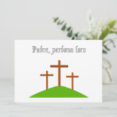 De vader vergeeft hen kaart (Staand voorkant)