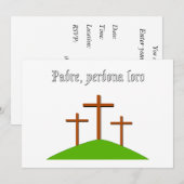 De vader vergeeft hen kaart (Voorkant / Achterkant)