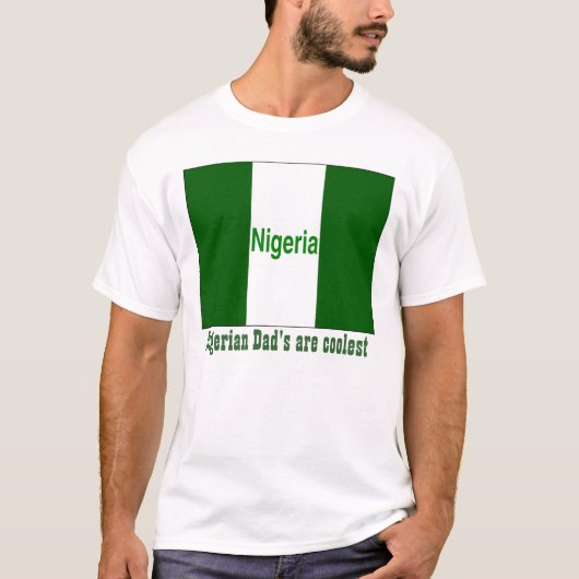 De vaderdag van de Nigeriaanse vader T-shirt (Voorkant)