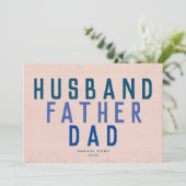 De Vaderdag van het Manuscript van de ontwerper he Aankondiging (Staand voorkant)