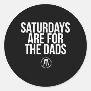 De vaders dag de nieuwe pap die zaterdag geeft, is ronde sticker