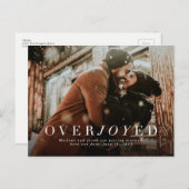 De vakantie bewaart het briefkaart van de datumfot (Voorkant / Achterkant)