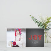 De Vakantie die van de Foto van het bord de Rode Feestdagenkaart (Staand voorkant)