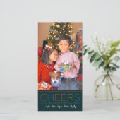 De vakantie en Kerstmis JUICHEN kaart toe (Staand voorkant)