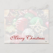 De vakantie Kerstmis siert de Briefkaarten van de (Achterkant)
