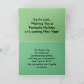 De vakantie Nieuwjaar 2016 dankt u voor de Feestdagen Kaart (Binnen)