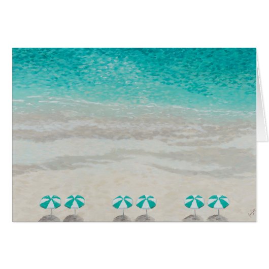 De vakantie schilderij, voel me beter kaart (Voorkant Horizontaal)