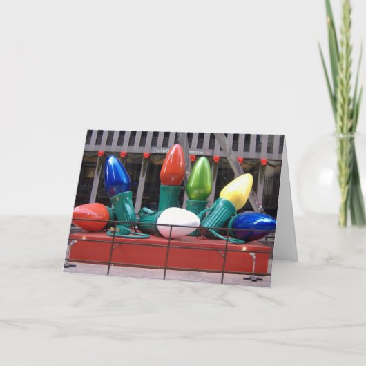 De vakantie steekt kaart 2 aan (Voorkant)