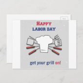 De Vakantie van de Dag van de Arbeid Feestdagenkaart (Voorkant / Achterkant)