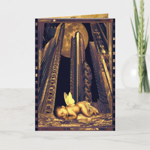 De Vakantie van de Dwarsbalk van de straat Feestdagen Kaart