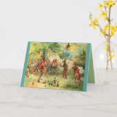 De Vakantie van de Elf van de Feeën van gnomen of Kaart (Gele Bloem)