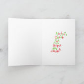 De Vakantie van de hond Feestdagen Kaart (Binnen)