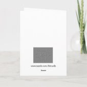 De Vakantie van de karaoke Feestdagen Kaart (Achterkant)