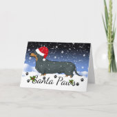 De Vakantie van de Winter van de poten van de Feestdagen Kaart (Voorkant)