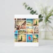 De vakantie van de zomer briefkaart (Staand voorkant)