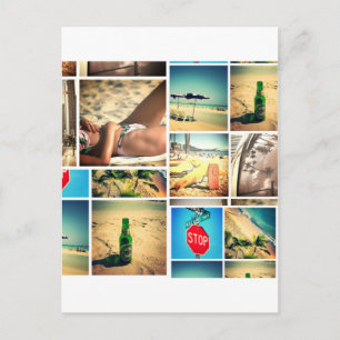 De vakantie van de zomer briefkaart