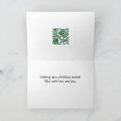 De Vakantie van het Hart van de Liefde van de Feestdagen Kaart (Binnen)