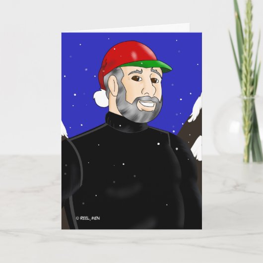 De Vakantie van het Man van de berg Feestdagen Kaart (Voorkant)