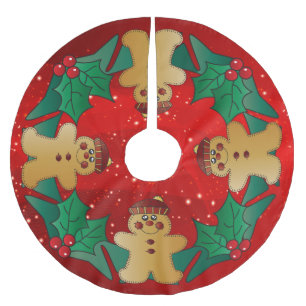 De Vakantie van Kerstmis van de peperkoek Kerstboom Rok