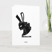 De Vakantie van Rabzilla, dankt u Bedankkaart (Achterkant)