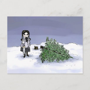 De vakantieboom verkopen feestdagenkaart