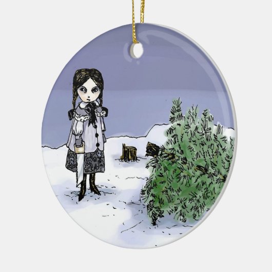 De vakantieboom verkopen keramisch ornament (Links)