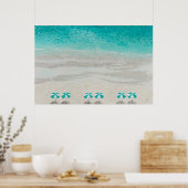 De vakantieposterprint - door Just Dahl Poster (Keuken)