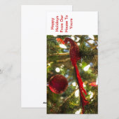 De vakantiewenskaarten van Kerstmis Feestdagenkaart (Voorkant / Achterkant)