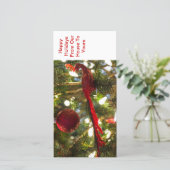 De vakantiewenskaarten van Kerstmis Feestdagenkaart (Staand voorkant)