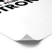 De vakbond die ons tot een sterke klassieker maakt poster (Hoek)