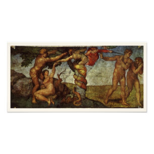 De val en verdrijving van Michelangelo, Hof van Ed Foto Afdruk