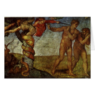 De val en verdrijving van Michelangelo, Tuin van E