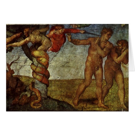 De val en verdrijving van Michelangelo, Tuin van E (Voorkant Horizontaal)