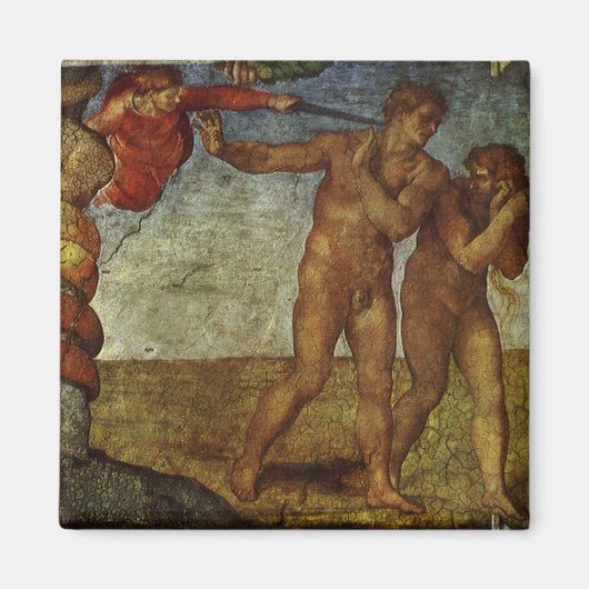 De val en verdrijving van Michelangelo, Tuin van E Magneet (Voorkant)