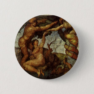 De val en verdrijving van Michelangelo, Tuin van E Ronde Button 5,7 Cm