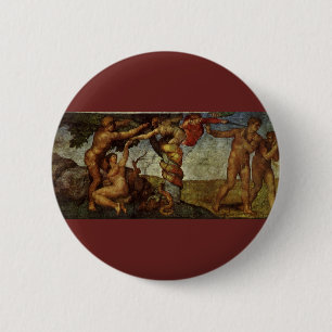 De val en verdrijving van Michelangelo, Tuin van E Ronde Button 5,7 Cm