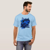De val in het konijnenhol t-shirt (Voorkant volledig)