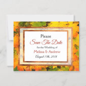 De val laat Magnetic sparen de Kaart van de Duwdag Magnetische Uitnodiging (Voorkant)