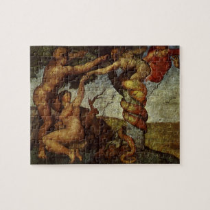 De val uit het aardse paradijs door Michelangelo Legpuzzel