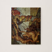De val uit het aardse paradijs door Michelangelo Legpuzzel (Verticaal)