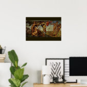 De val uit het aardse paradijs door Michelangelo Poster (Thuiskantoor)